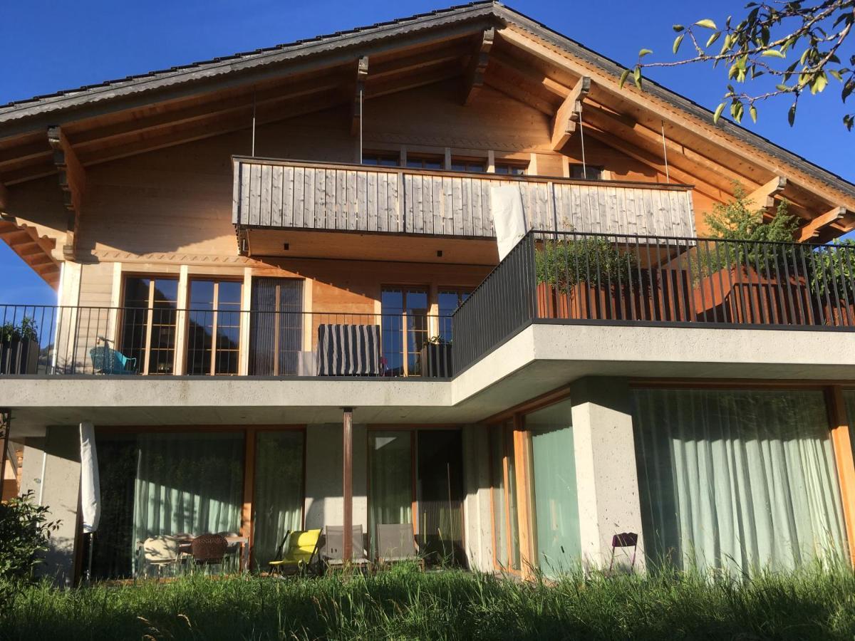Chalet Park Apartment Mit Sauna Hamam Diemtigen エクステリア 写真
